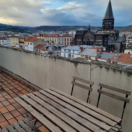 T3 Art Deco, 2 Terrasses & Vue Puys, Gare & Centre Apartment Clermont-Ferrand