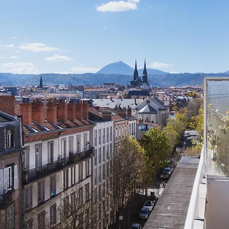 Apartament G'art Deco, 2 Terrasses & Vue Puys, Gare & Centre Clermont-Ferrand