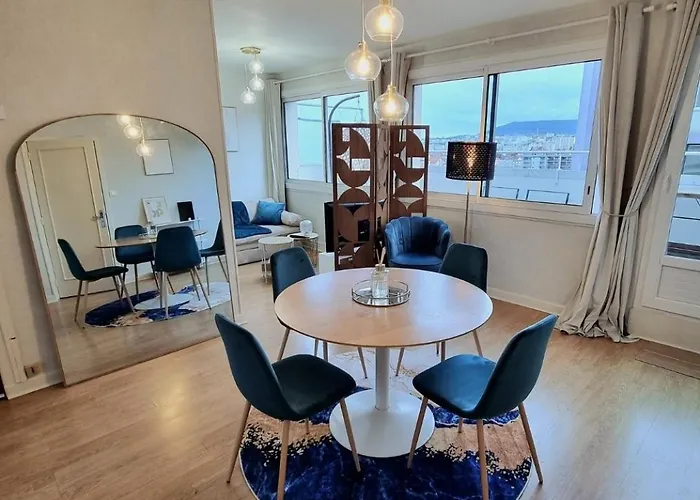Apartamento G'art Déco - Clermont, 2 Terrasses&vue Sur Puys *