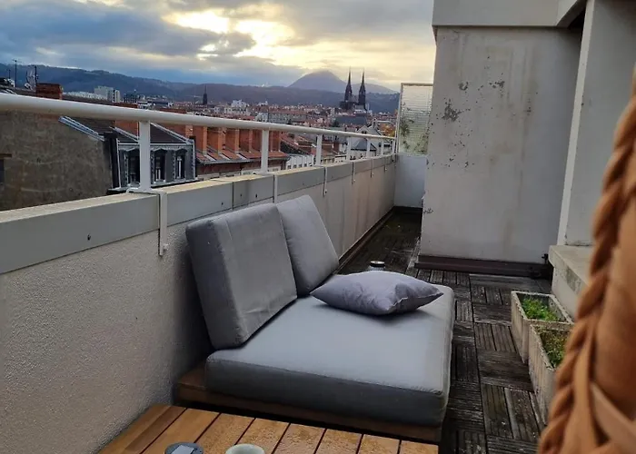 G'art Déco - Clermont, 2 Terrasses&vue Sur Puys * Clermont-Ferrand