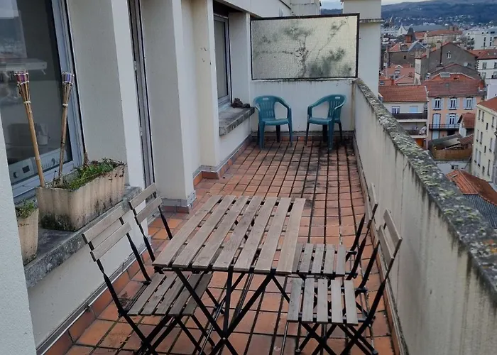 G'art Déco - Clermont, 2 Terrasses&vue Sur Puys Appartement *